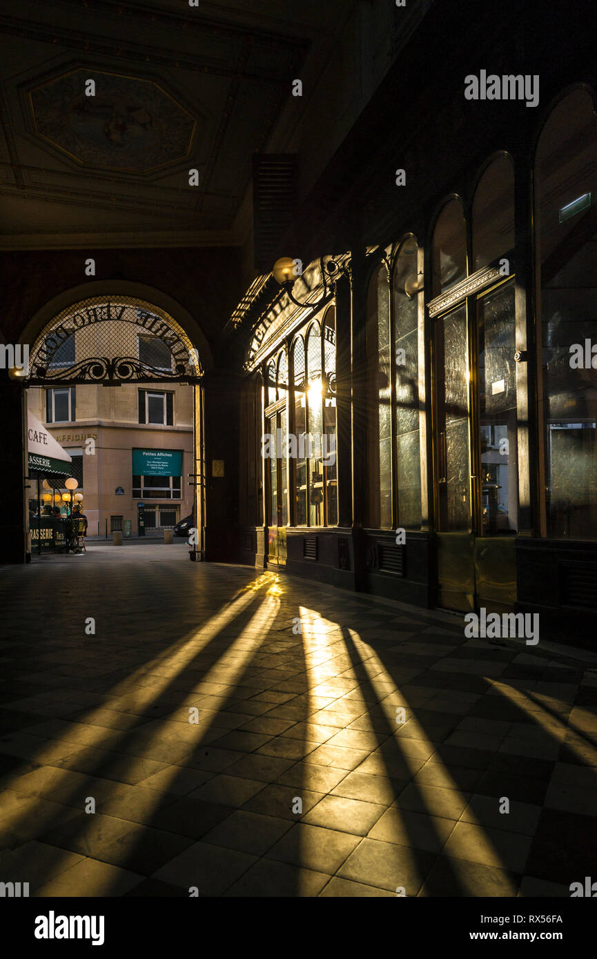 Galerie Vero-Dodat shopping-Galerie in Paris Stockfoto
