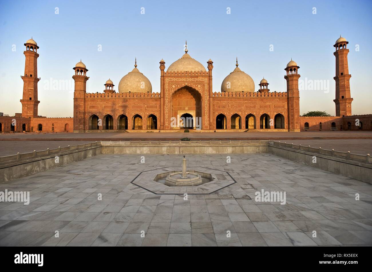 Badshahi Moschee Stockfoto