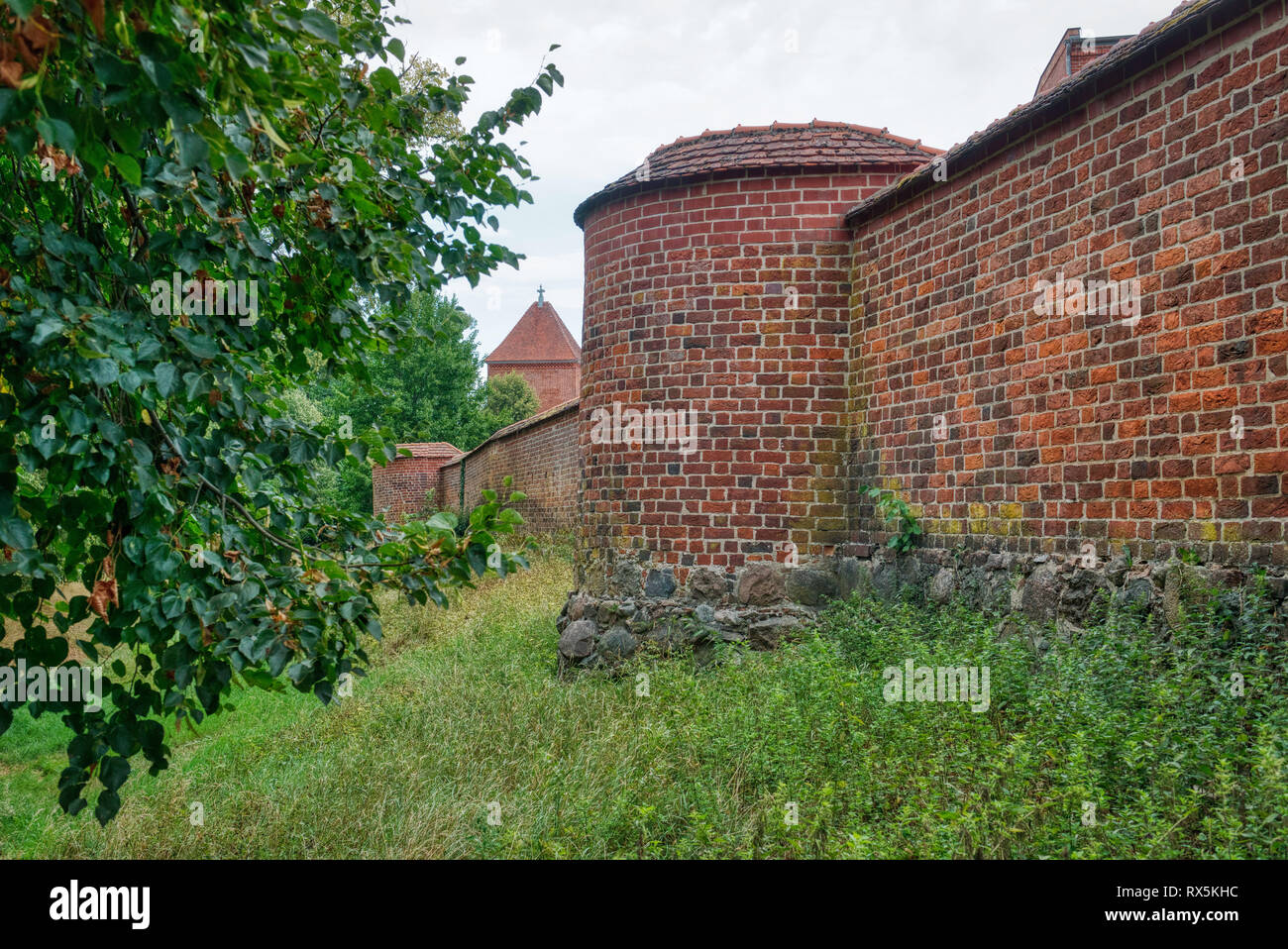 Fotification Wand, Wittstock, Wittstock/Dosse, Brandenburg, Deutschland Stockfoto