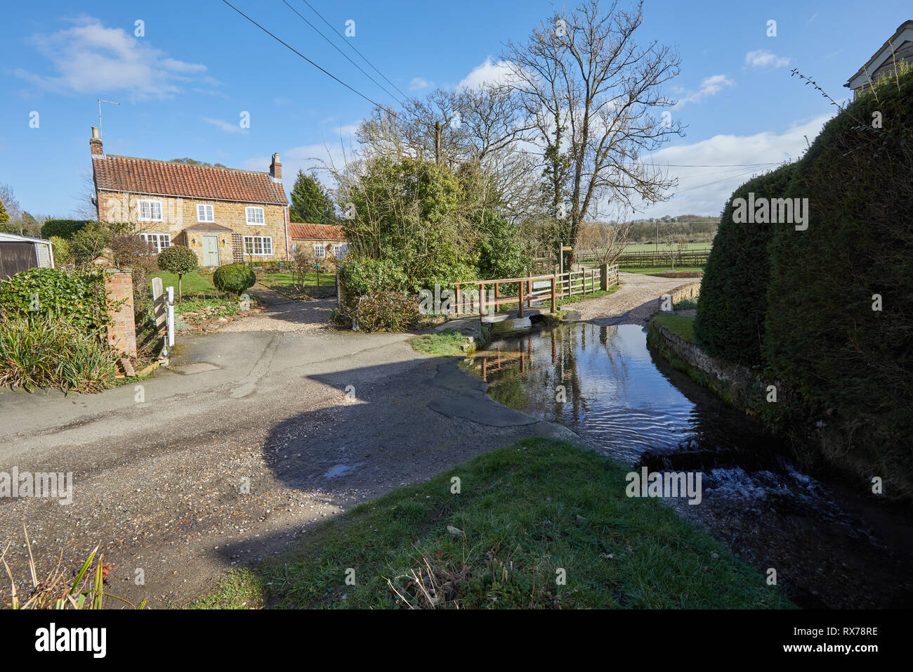 Tealby Lincolnshire Wolds Village, Großbritannien Stockfoto