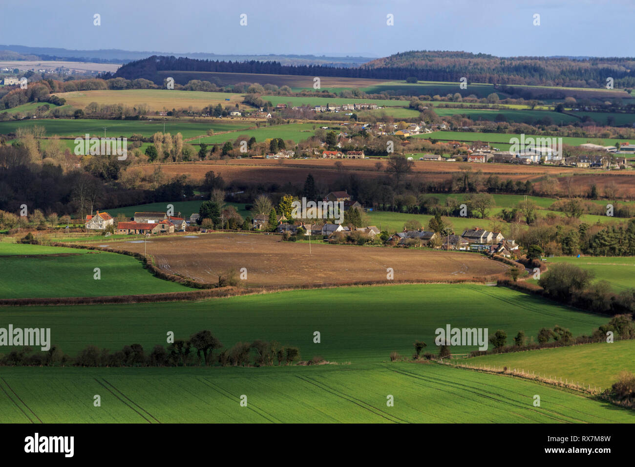 Cranborne Chase aonb, Dorset, England, UK, gb Stockfoto