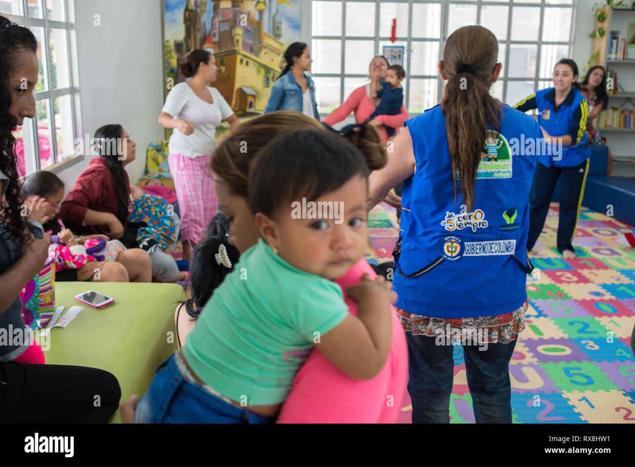 Donmatias, Antioquia, Kolumbien: Public Library' Eduardo Perez Lopera'. Stockfoto