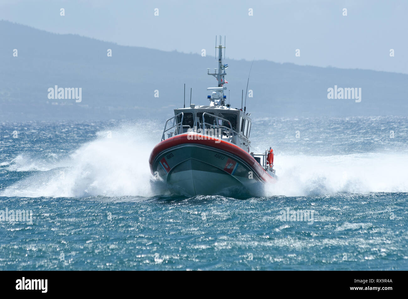 USCG Antwort Boot Stockfoto