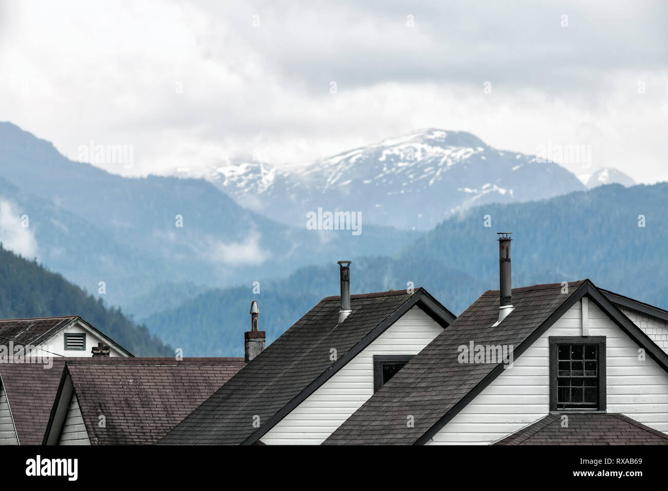 North Pacific Cannery National Historic Site, Port Edward, BC, Kanada (in der Nähe von Prince Rupert) Stockfoto