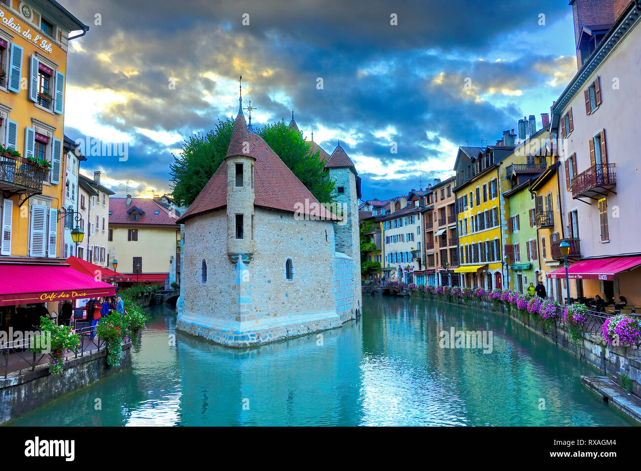 Palais de l'Ile, Altstadt, Annecy, Haute-Savoie, Auvergne-Rh ône-Alpes, Frankreich Stockfoto