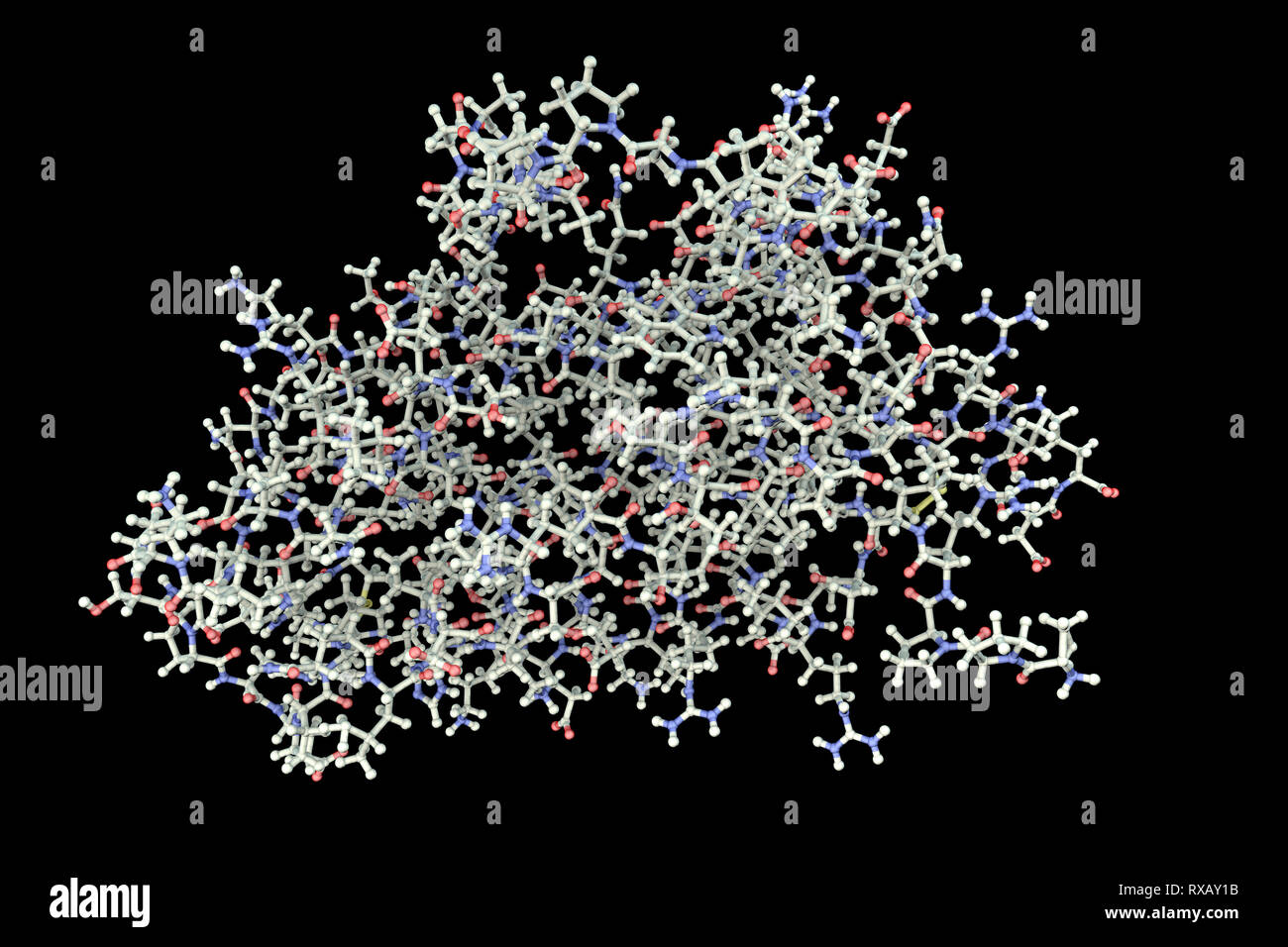 Hormon Erythropoetin Molekül, Abbildung Stockfoto