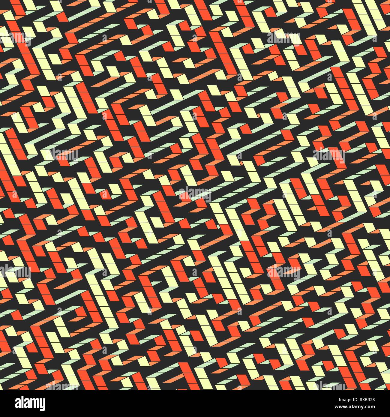 Labyrinth. Vektor-Illustration des Labyrinths. Stock Vektor