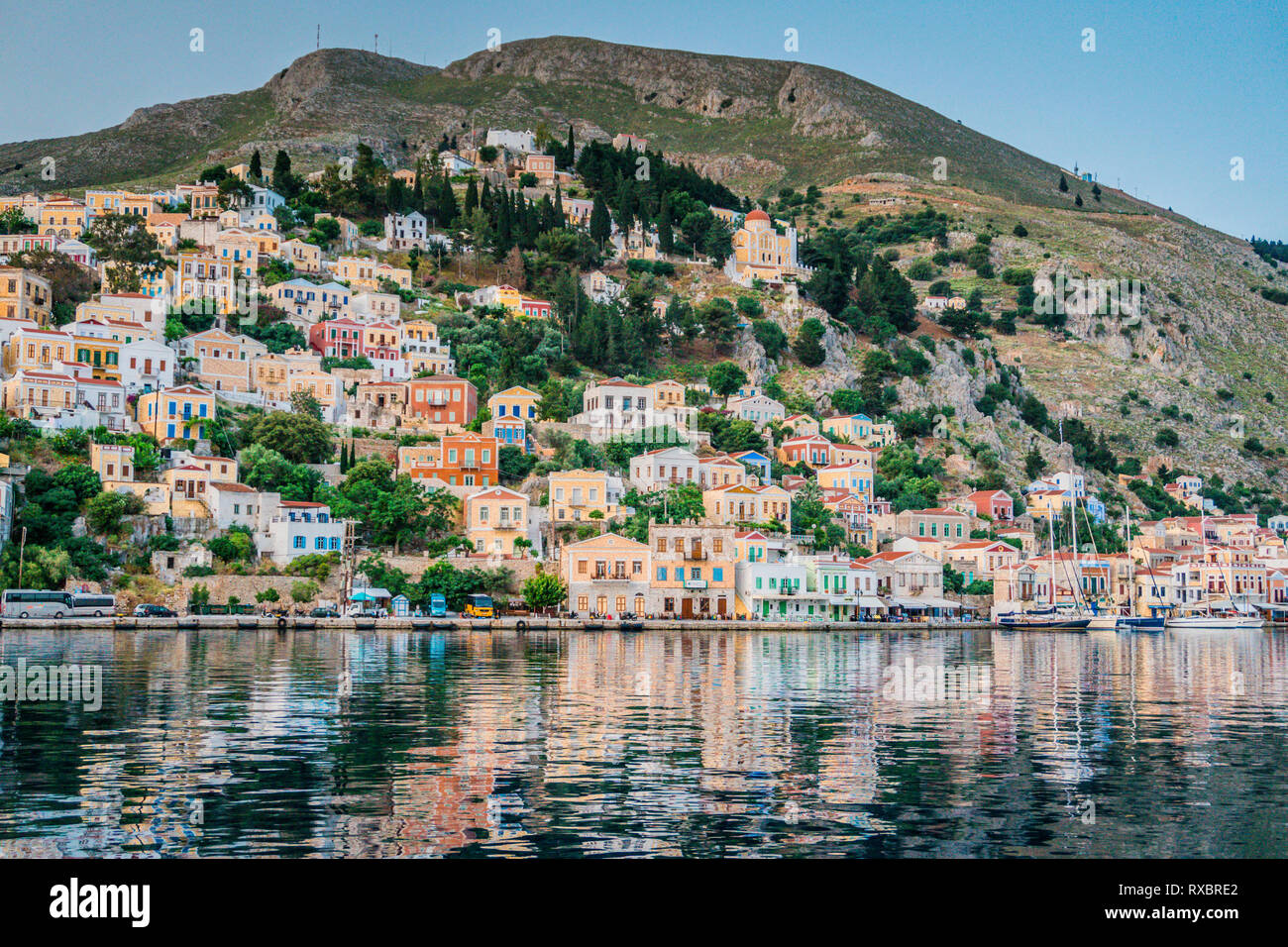 Symi, griechische Insel, Teil des Dodekanes Insel Griechenland Stockfoto