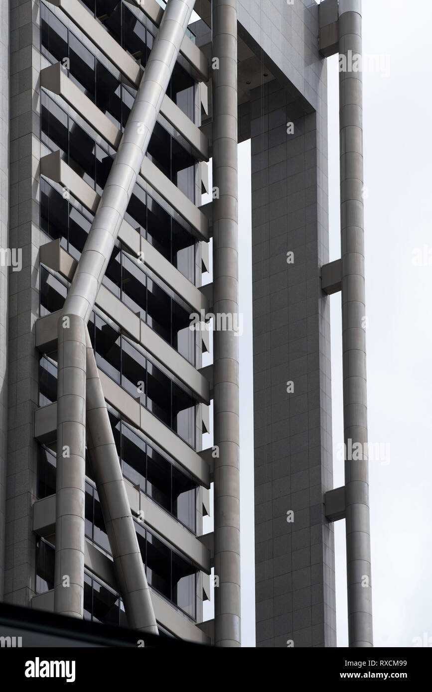 1989 durchgeführt, die Harry Seidler & Associates entworfen Pro-kopf-Zentrum ist ein Verbund aus Stahl und Beton mit einem markanten äusseren Skelett Stockfoto