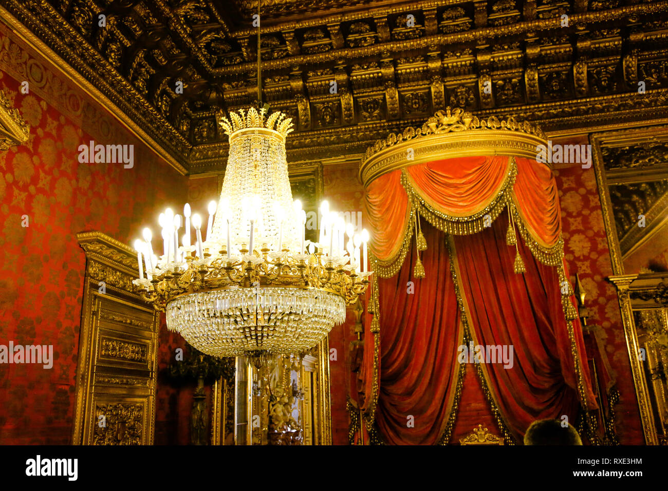 Royal Palace von Turin, historischen Gebäude im Nordwesten der italienischen Stadt Turin, Residenz des Königshauses Savoyen, Unesco Weltkulturerbe Stockfoto
