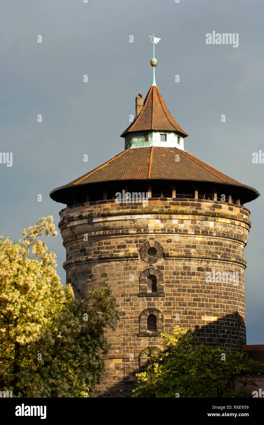 Deutschland, Bayern, Franken, Nürnberg, Königstor Stockfoto