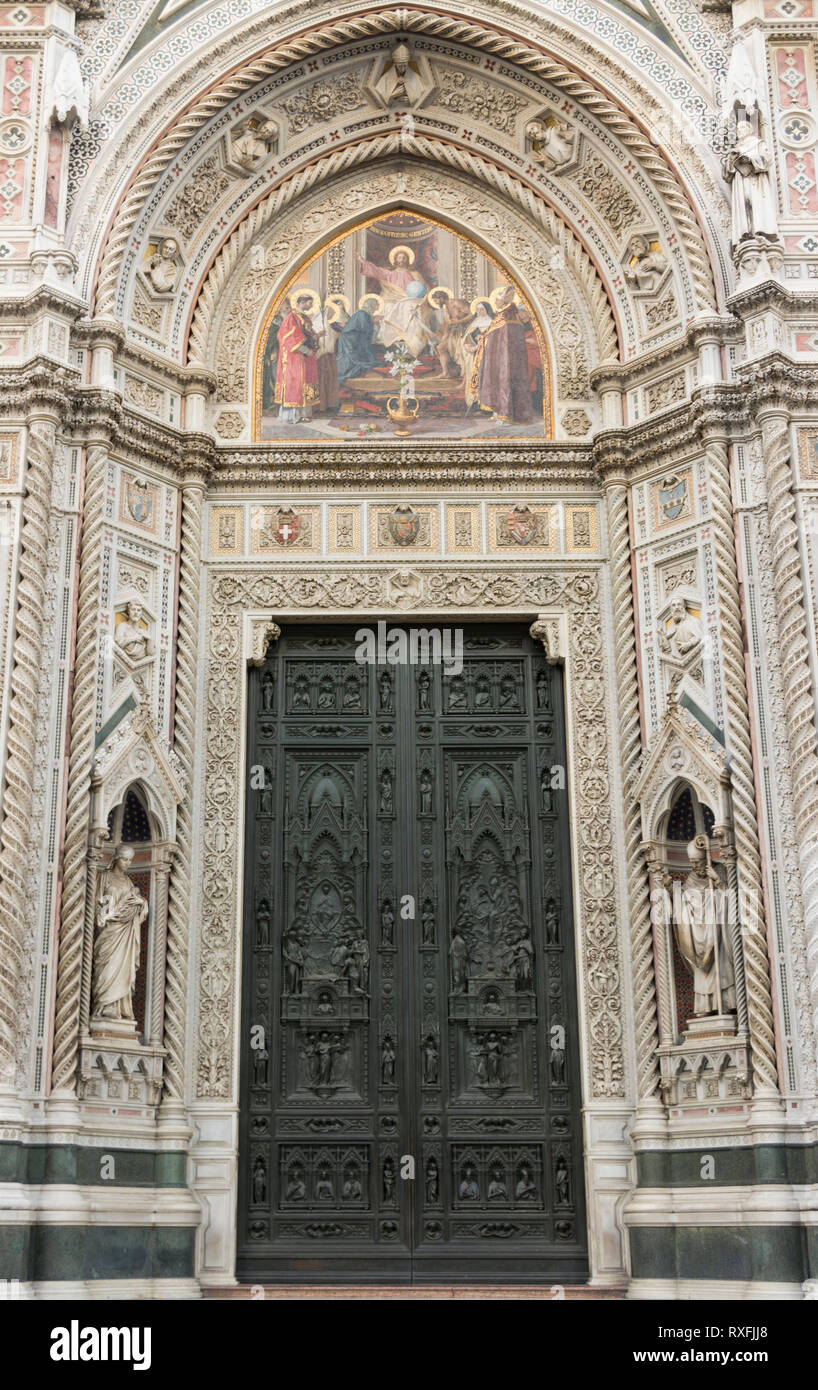 Der Dom von Florenz, formal die Kathedrale von Santa Maria Del Fiore, ist der Dom von Florenz, Italien Stockfoto