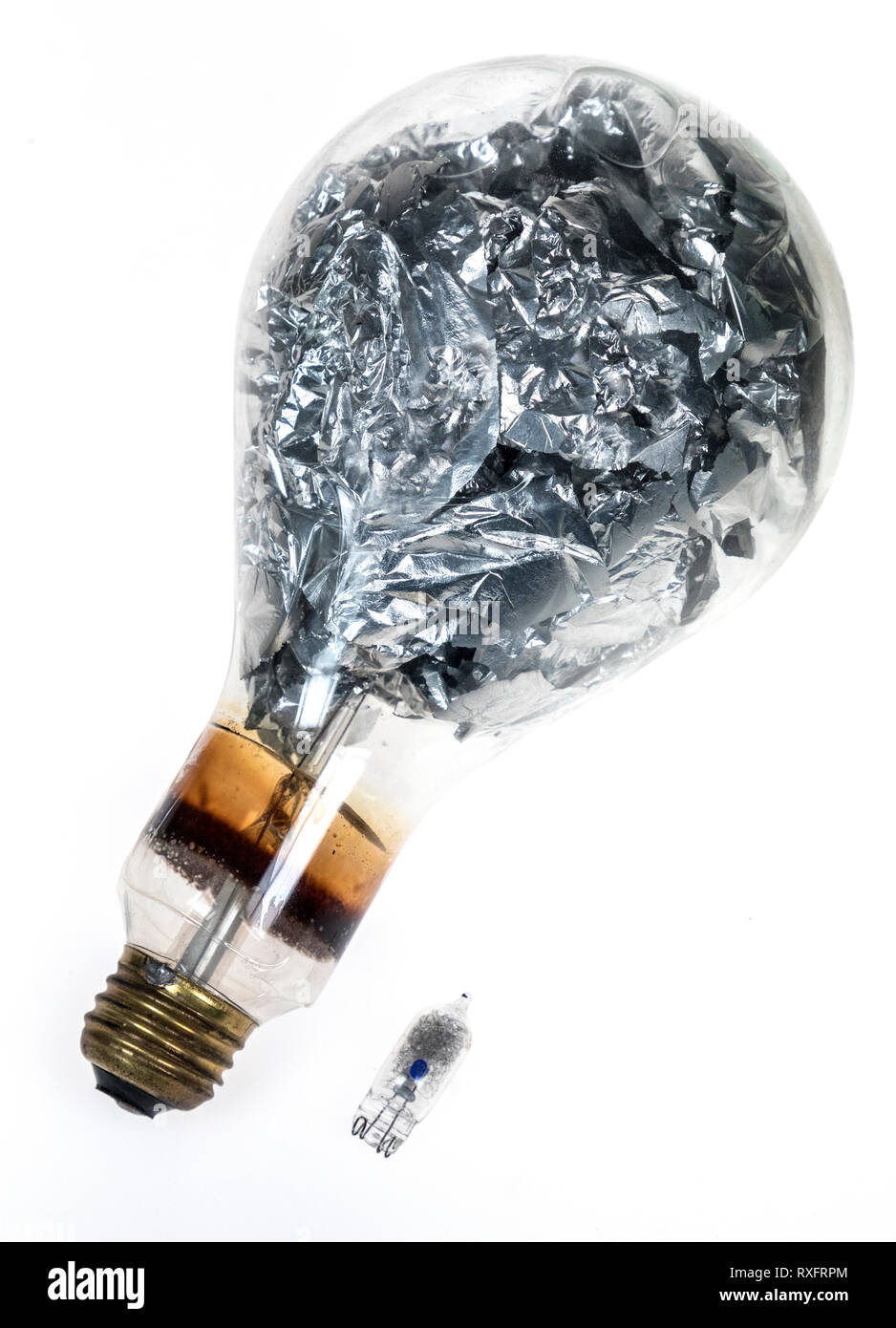 Anfang der Folie flashbulb Neben 1960s AG 3b Stockfoto