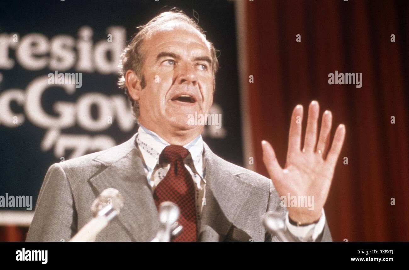 GEORGE MCGOVERN (1922) CONGRESISTA Y SENADOR de Los Estados Unidos. Stockfoto