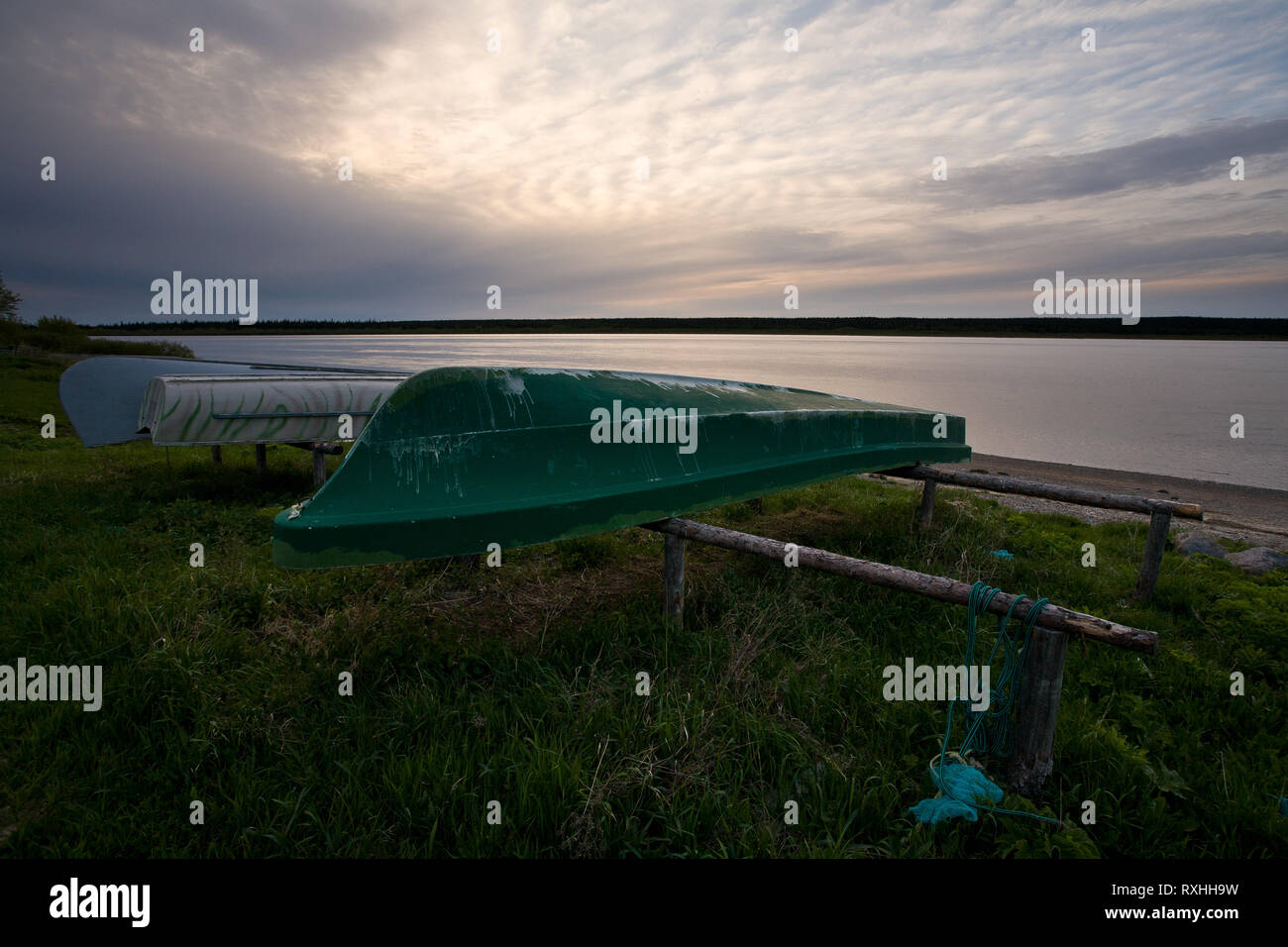 Waskaganish, Eeyou Istchee James Bay, Quebec, Kanada Stockfoto