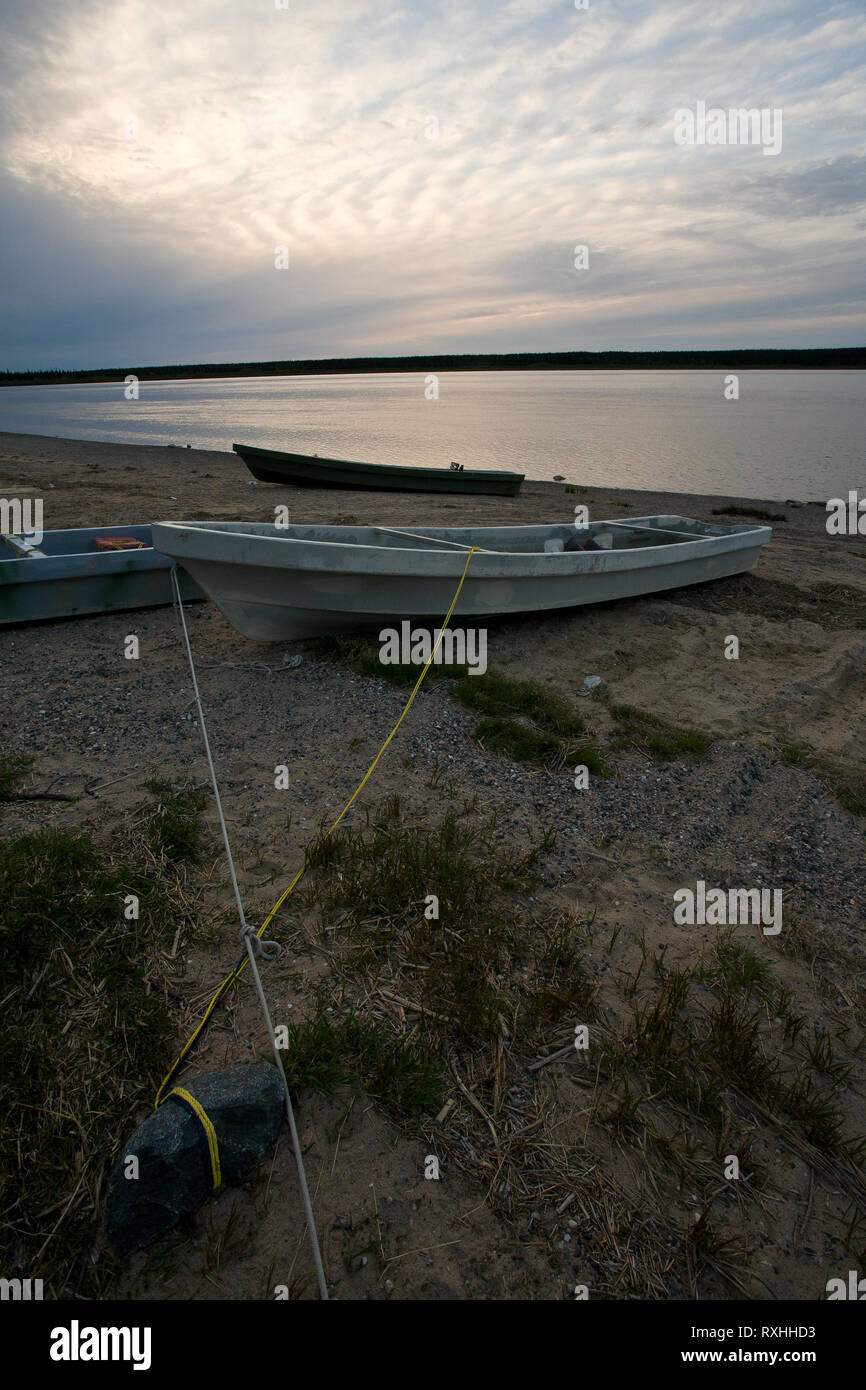 Waskaganish, Eeyou Istchee James Bay, Quebec, Kanada Stockfoto