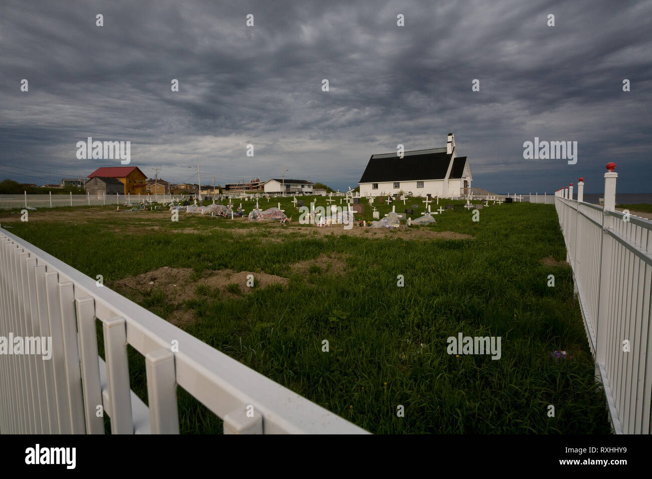 Waskaganish, Eeyou Istchee James Bay, Quebec, Kanada Stockfoto