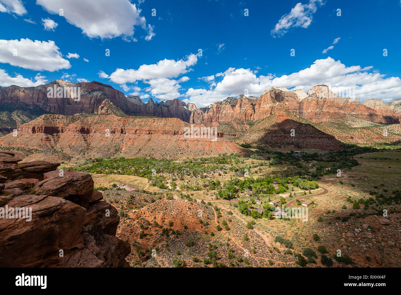 Zion Nationalpark, Utah Stockfoto