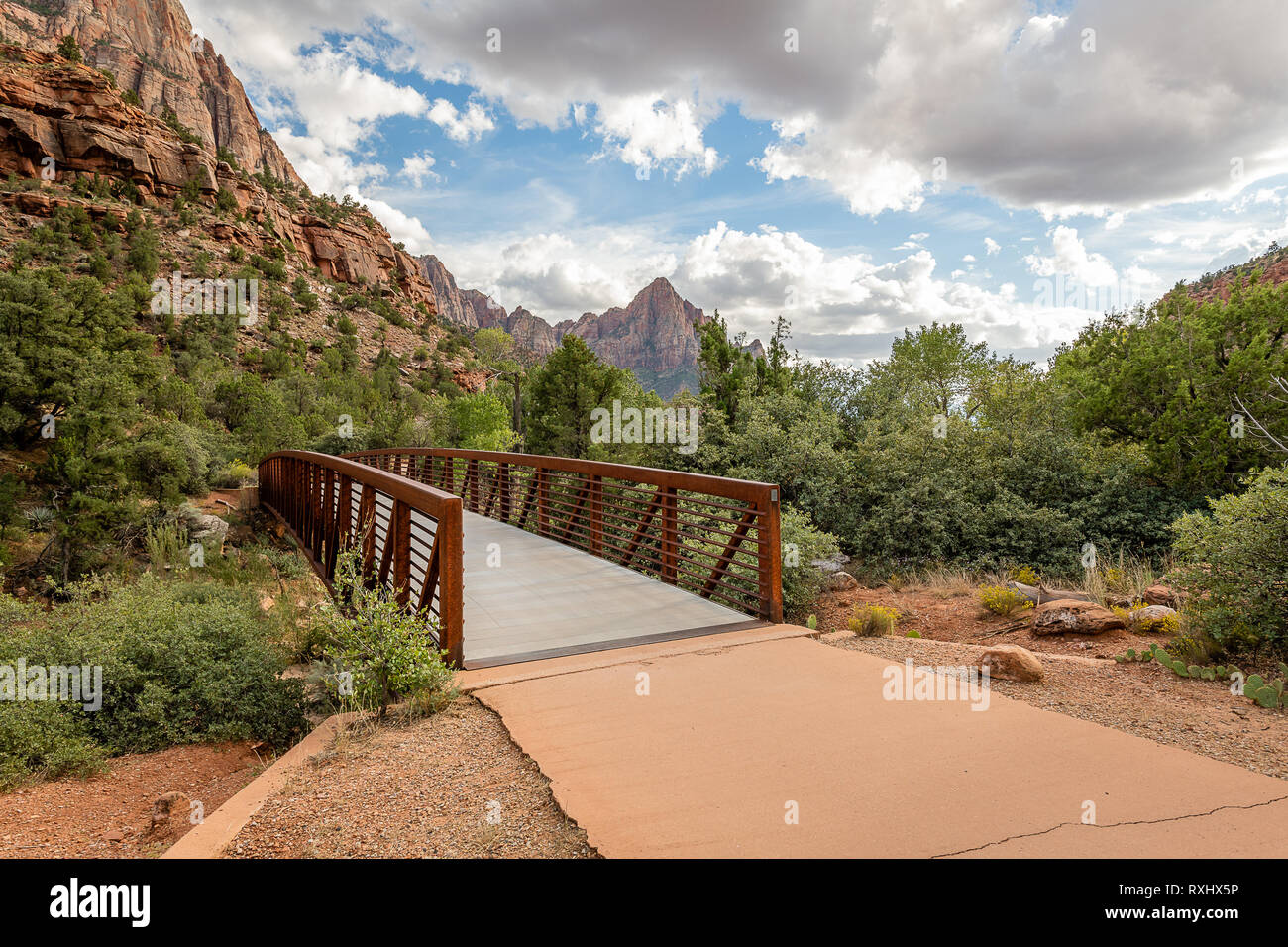 Zion Nationalpark, Utah Stockfoto