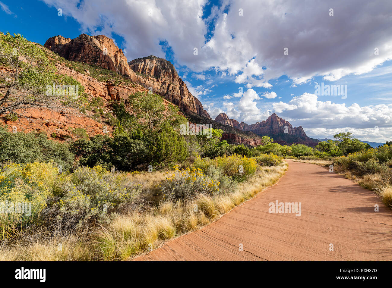 Zion Nationalpark, Utah Stockfoto
