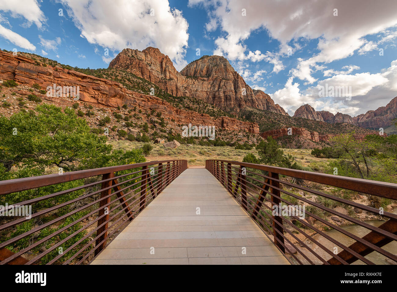 Zion Nationalpark, Utah Stockfoto