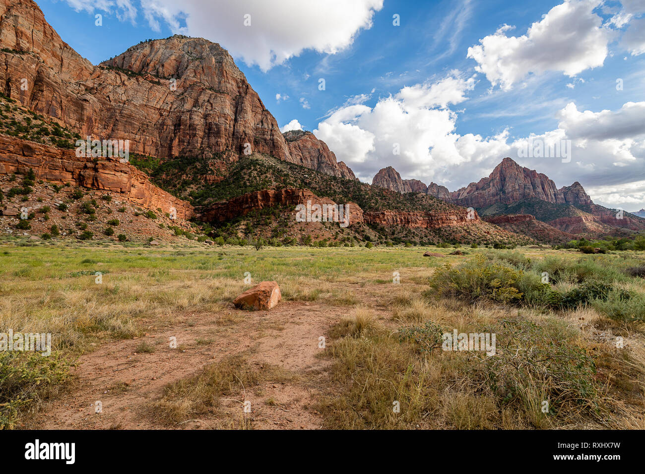 Zion Nationalpark, Utah Stockfoto