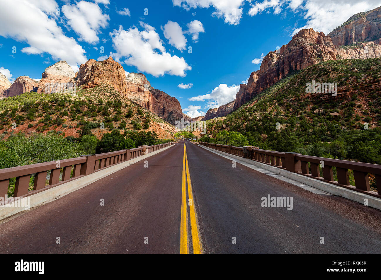 Zion Nationalpark, Utah Stockfoto