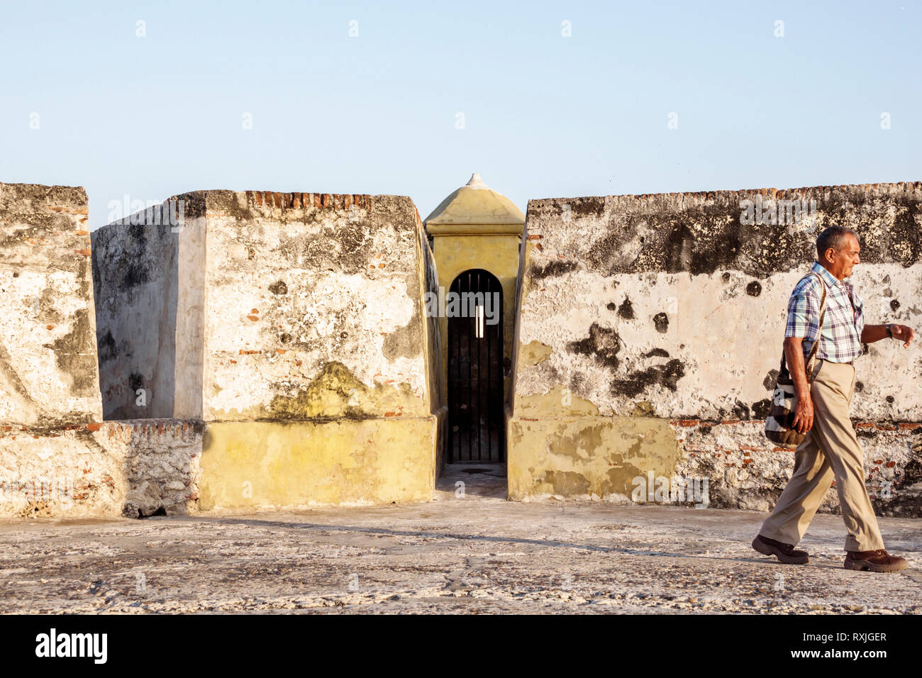 Cartagena Kolumbien,Zentrum,Zentrum,Getsemani,Baluarte el Reducto,koloniale Festung,Bollwerk,Hispanic Latino ethnische Einwanderer minori Stockfoto