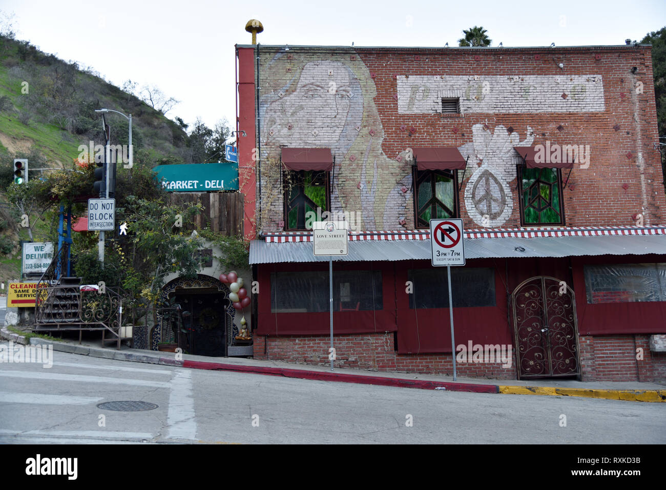 Der Canyon Country Store ist Laurel Canyon war die Drehscheibe des LA Musikszene der 60er und 70er Jahre Stockfoto