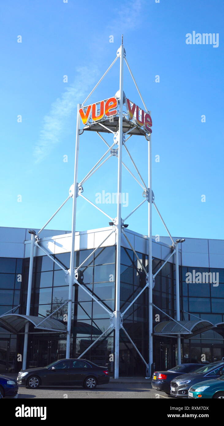 Vue Kino im Royal Leisure Park, Acton, London, England, Vereinigtes Königreich Stockfoto