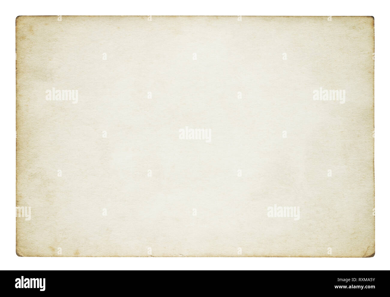 Vintage Papier Hintergrund isoliert - (clipping path enthalten) Stockfoto