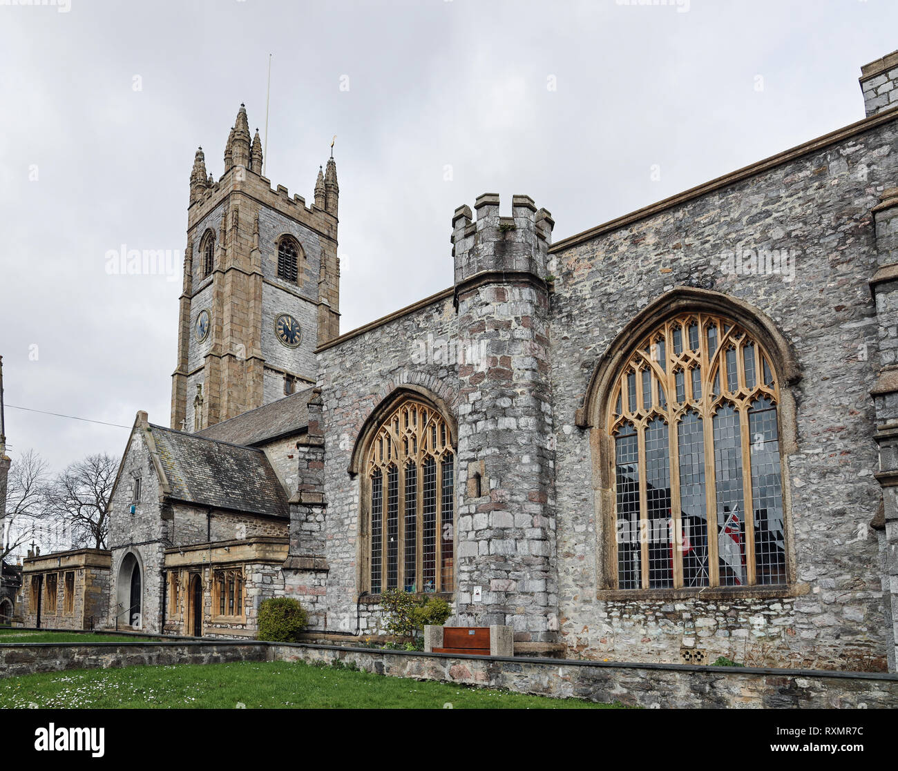 St Andrew's Church, Plymouth - jetzt ein Münster Stockfoto