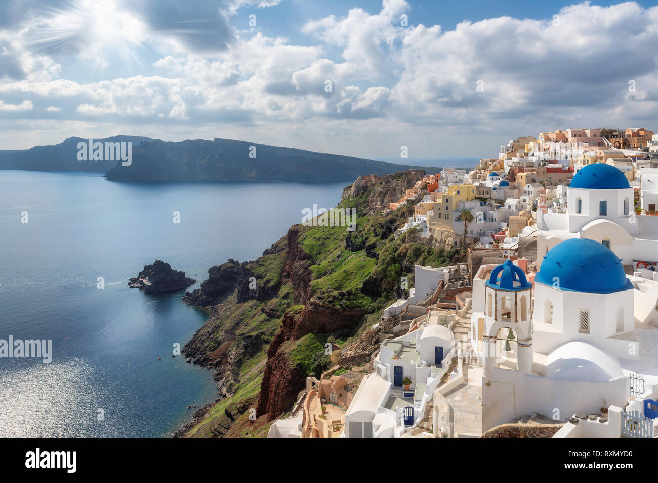 Griechische Insel Santorini Stockfoto