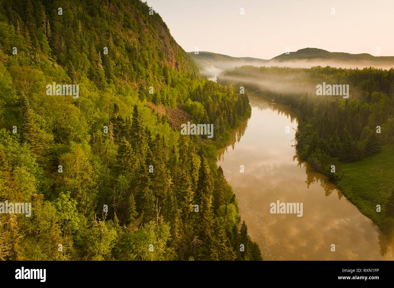 Kleines Pic River in der Nähe von Lake Superior, Ontario, Kanada Stockfoto