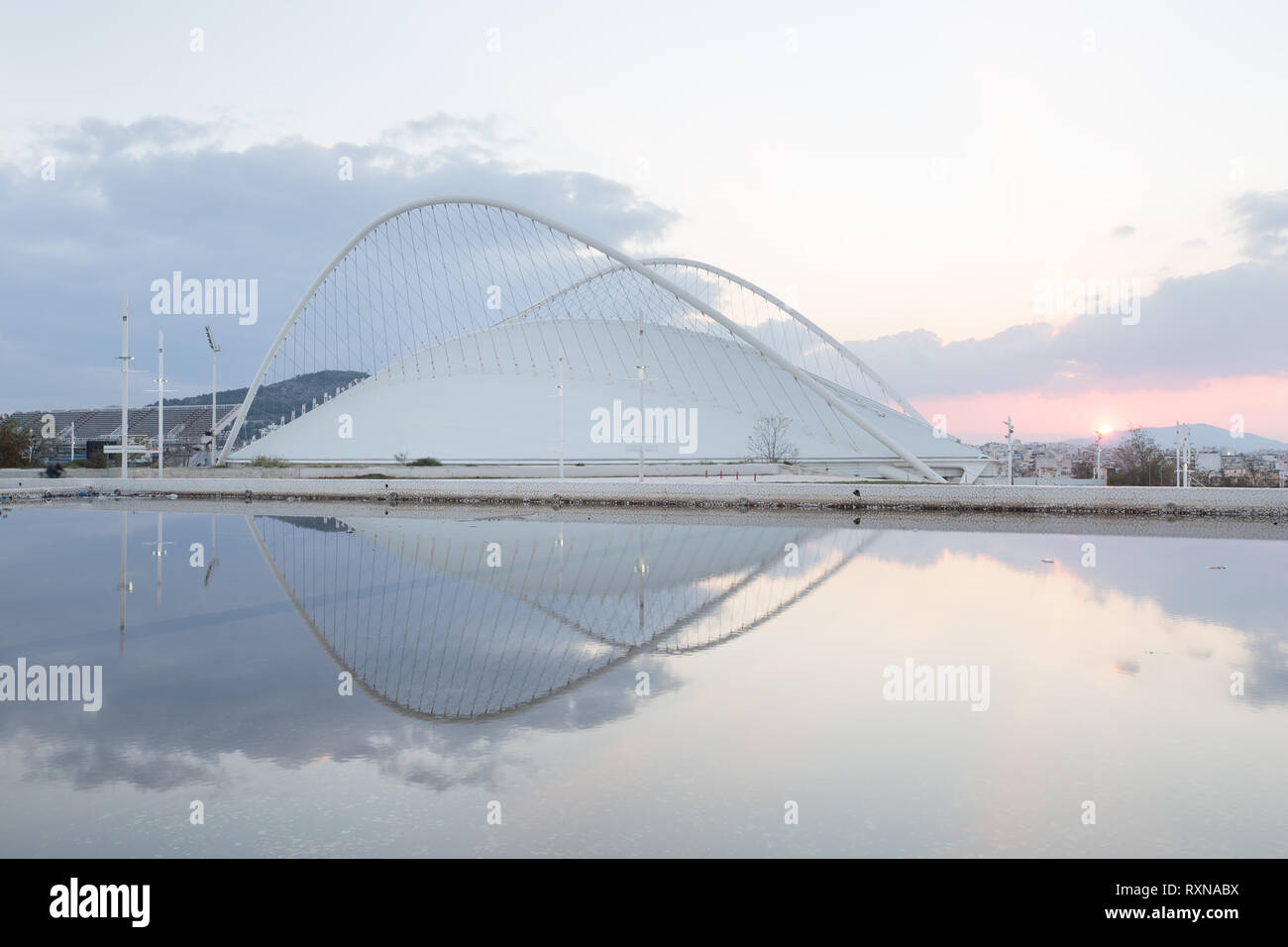 Athen, Griechenland - 11 November, 2018: Architektur in Olympic Sports Complex OACA in Athen, Griechenland. Stockfoto