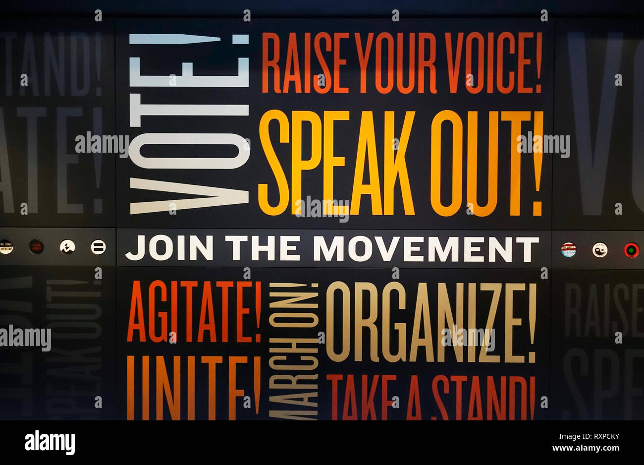 National Civil Rights Museum Memphis Tennessee Stockfoto