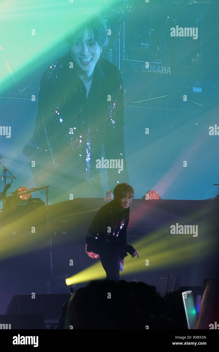 London, UK, 10. März 2019. Joker Xue Konzert in der SSE Wembley Arena als Teil des Wolkenkratzers World Tour 2019. Credit: Calvin Tan/Alamy leben Nachrichten Stockfoto