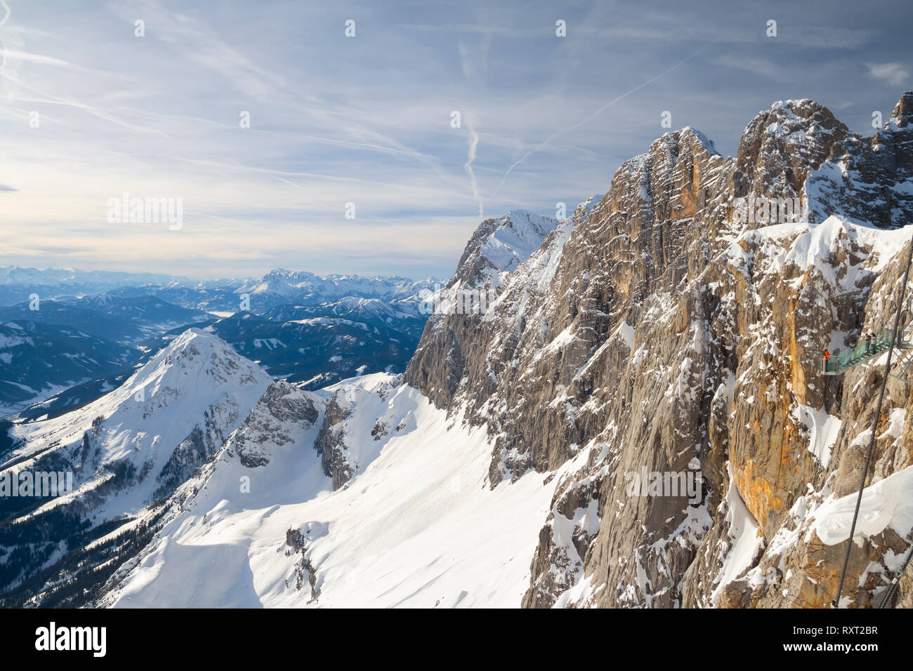 Österreichische Alpen Landschaft Stockfoto