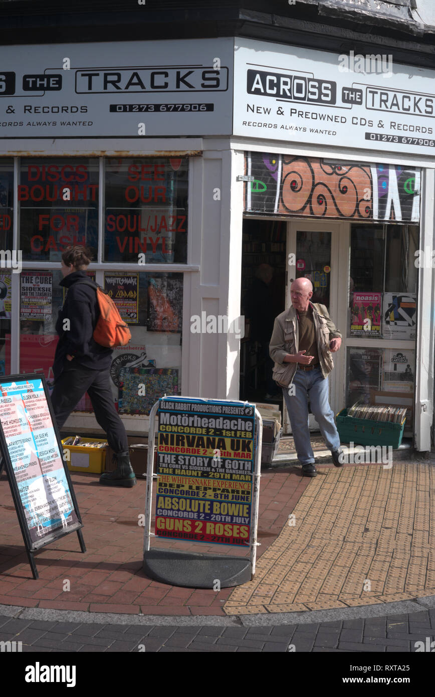 Brighton, England am März 09, 2019. Shop, Sydney Street. Stockfoto