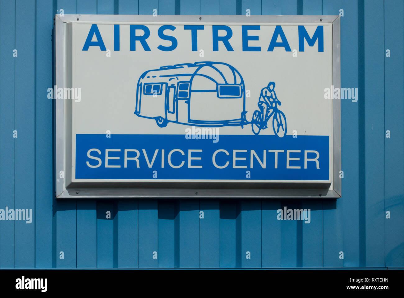 Airstream Werkskundendienst Jackson Center Ohio Stockfoto