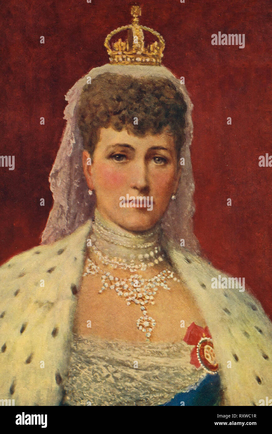 Ihre Majestät, Königin Alexandra Stockfoto