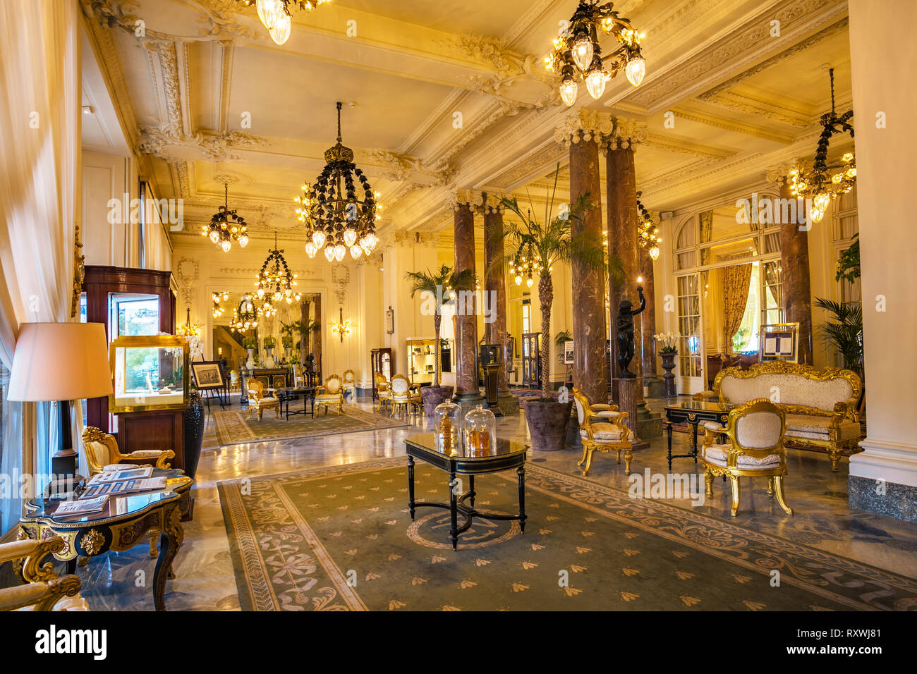 Hotel du Palais. Biarritz. Atlantische Pyrenäen Abteilung. Aquitania Region. Labort (lapurdi). Baskenland. Frankreich Stockfoto