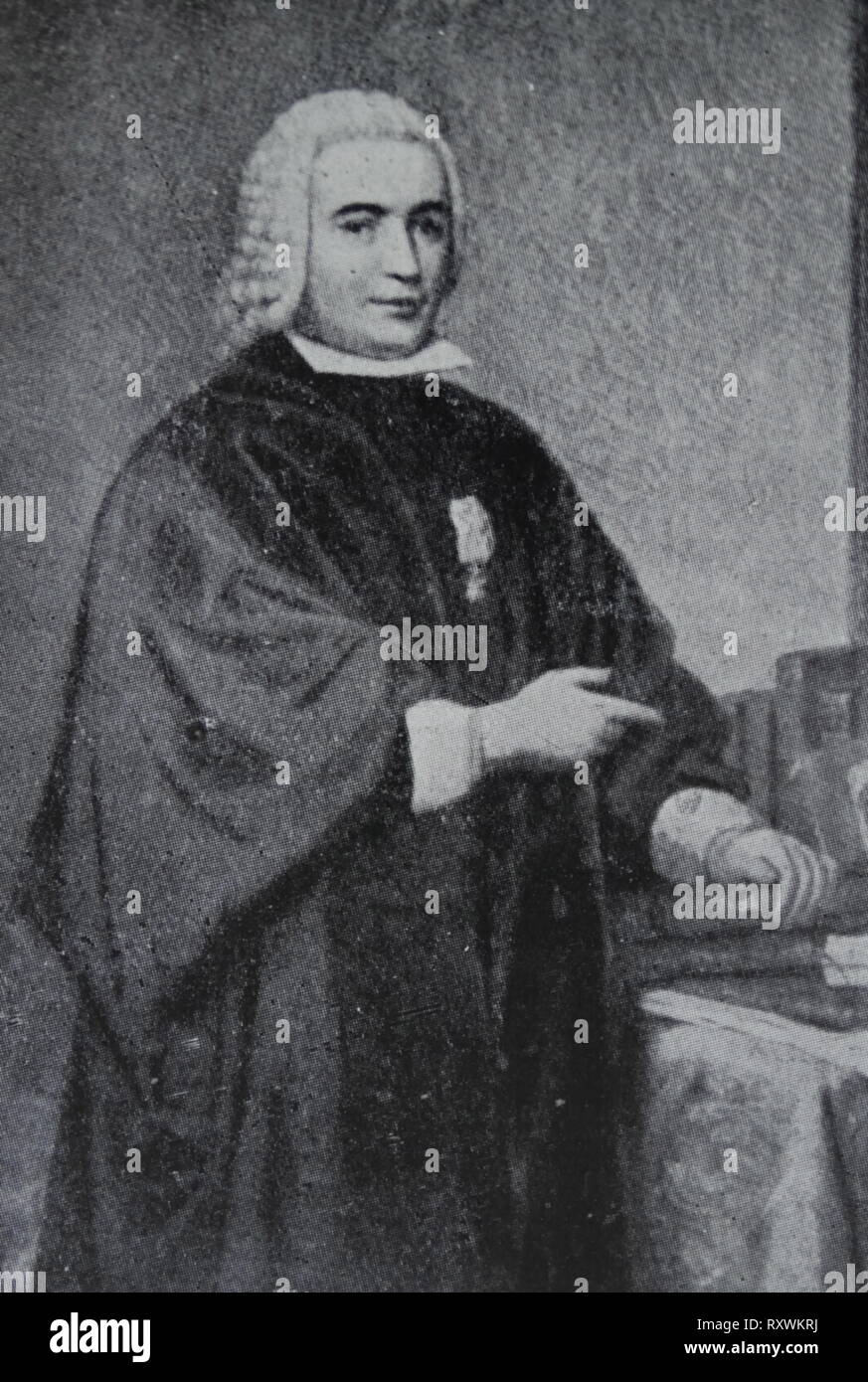 Pedro Rodriguez, Conde de Campomanes (1. Juli 1723 - 3. Februar 1802), spanischer Staatsmann, Ökonom, und Schriftsteller, wurde in Santa Eulalia de Sorribia geboren, in Asturien. Er war ein Anhänger der Position, die der Staat der Oberhoheit über die Kirche, oft als Erastianism Stockfoto