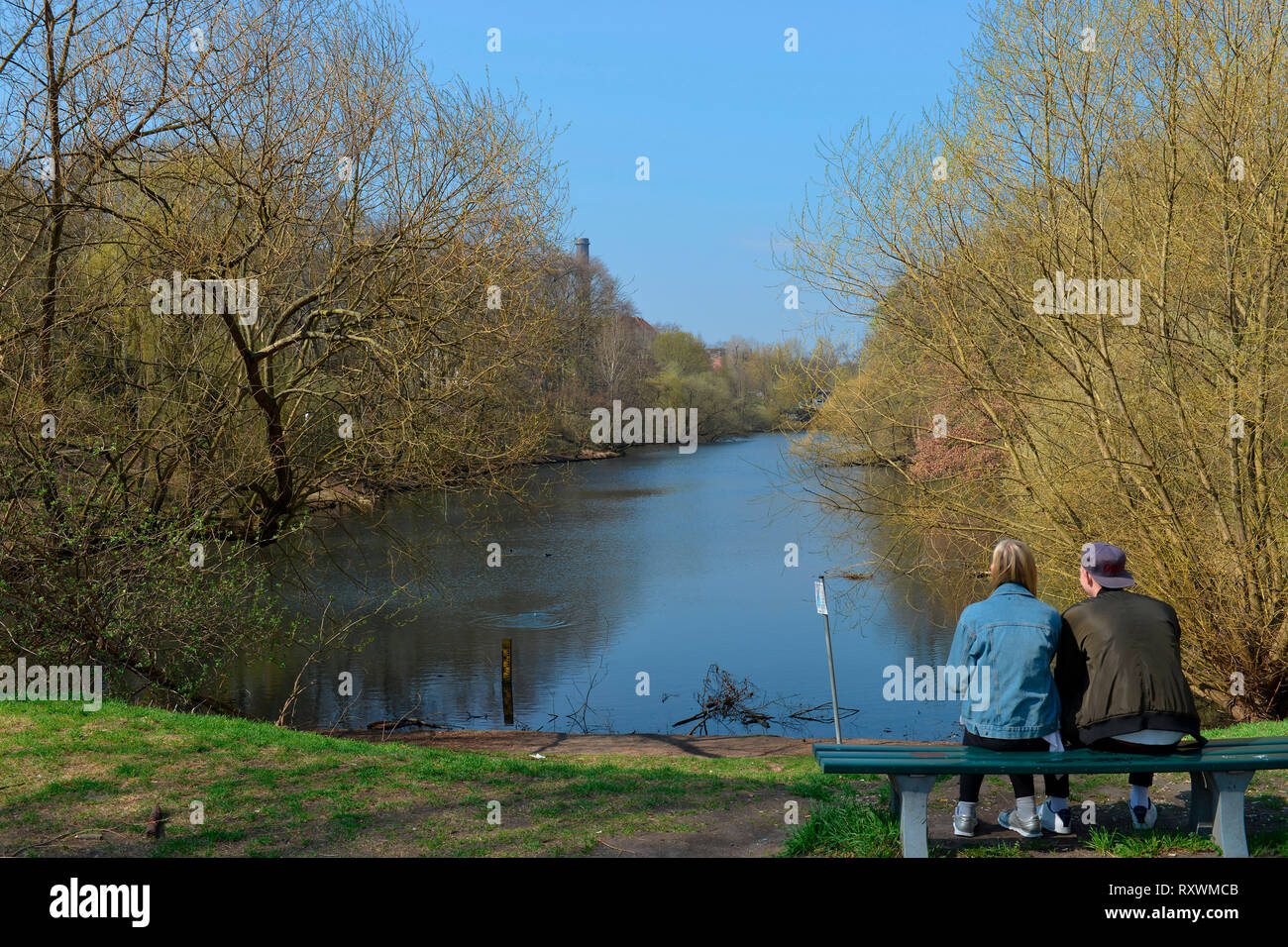 Fennsee, Blissestraße, Wilmersdorf, Berlin, Deutschland Stockfoto