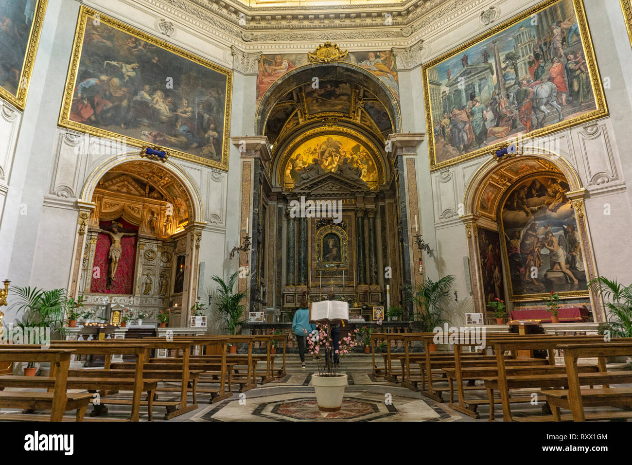 Basilika Santa Maria ad Martyres. Stockfoto