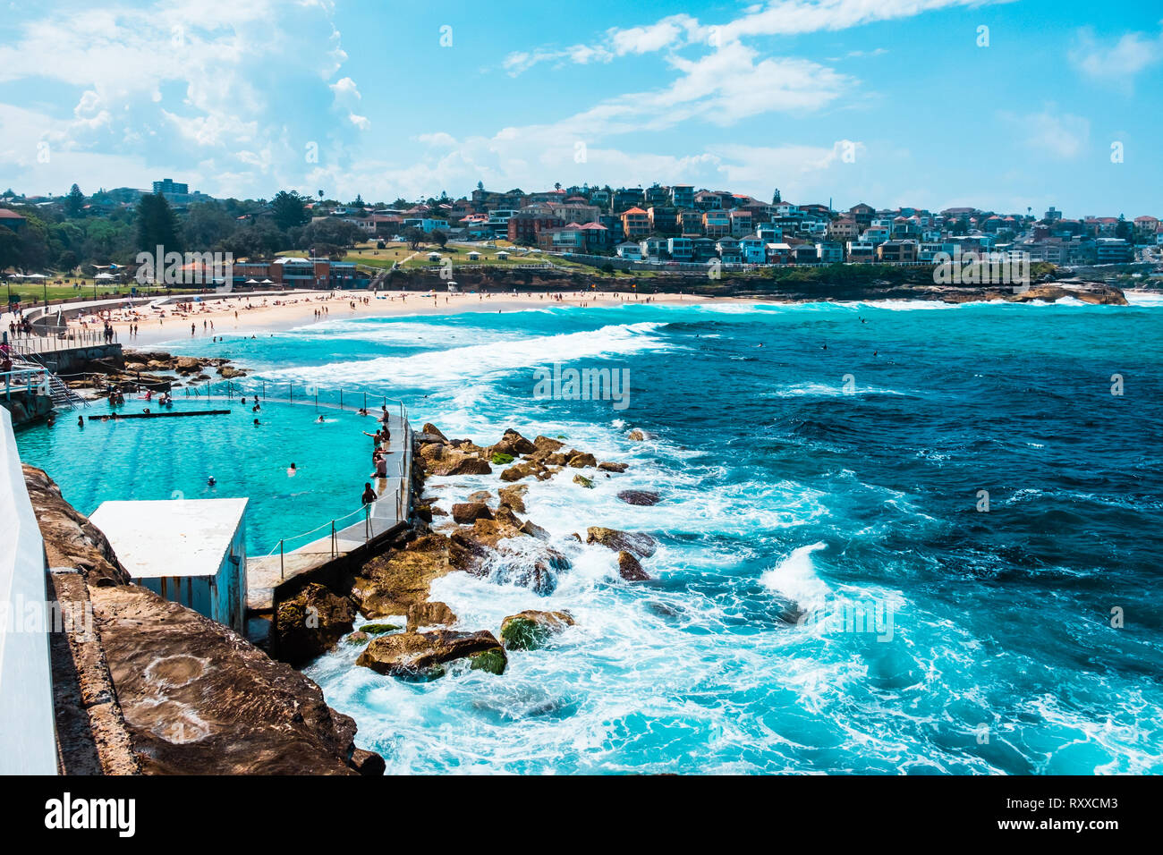 Bondi, Coogee Spaziergang in Sydney, New South Wales, Australien Stockfoto