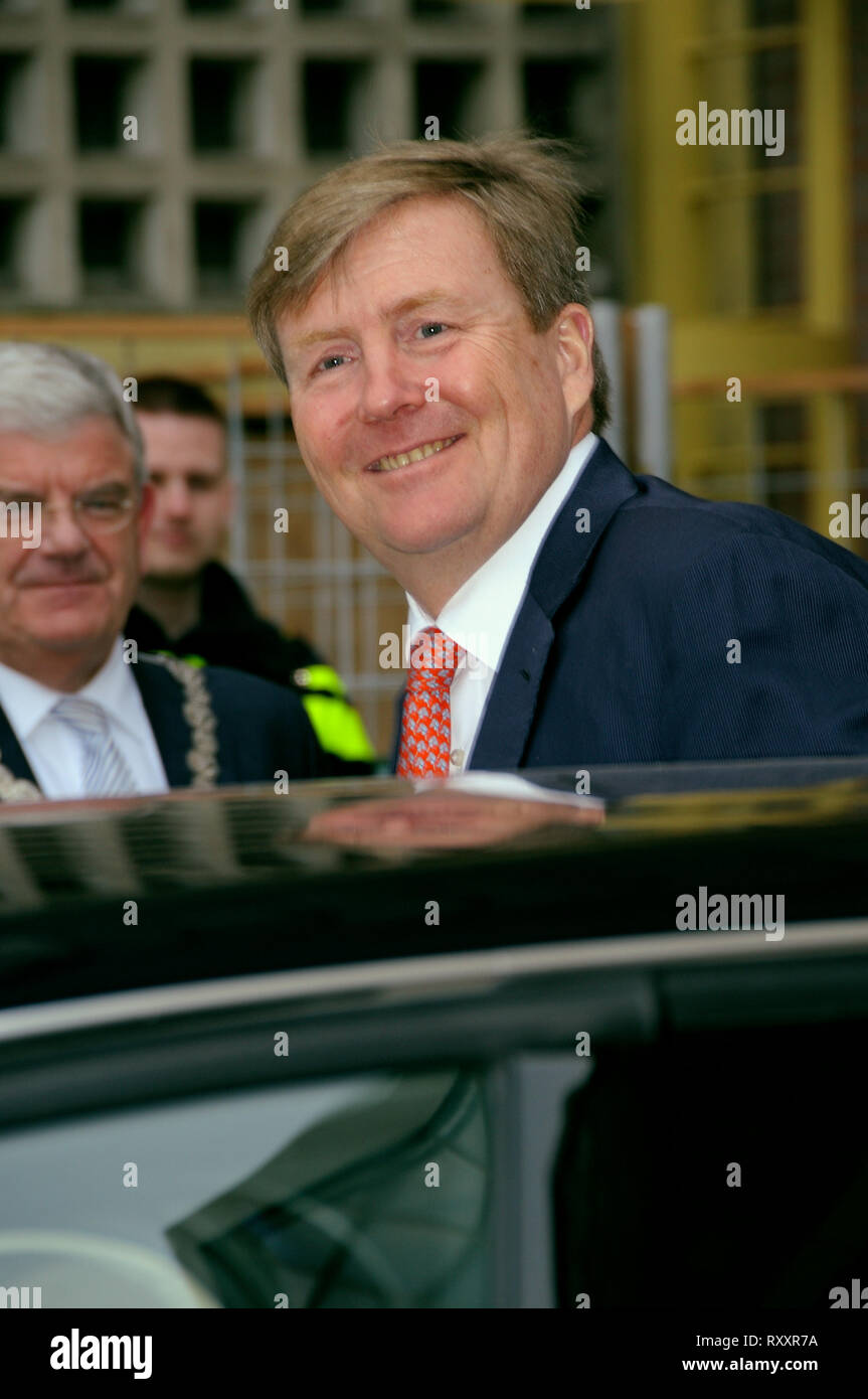 Werkspoorkathedraal, Utrecht. 8. März, 2019. Seine königliche Hoheit König Williem-Alexander nimmt an den Start von "gesunde Jugend Woche" eine fünftägige allgemein Fall. Ac Stockfoto