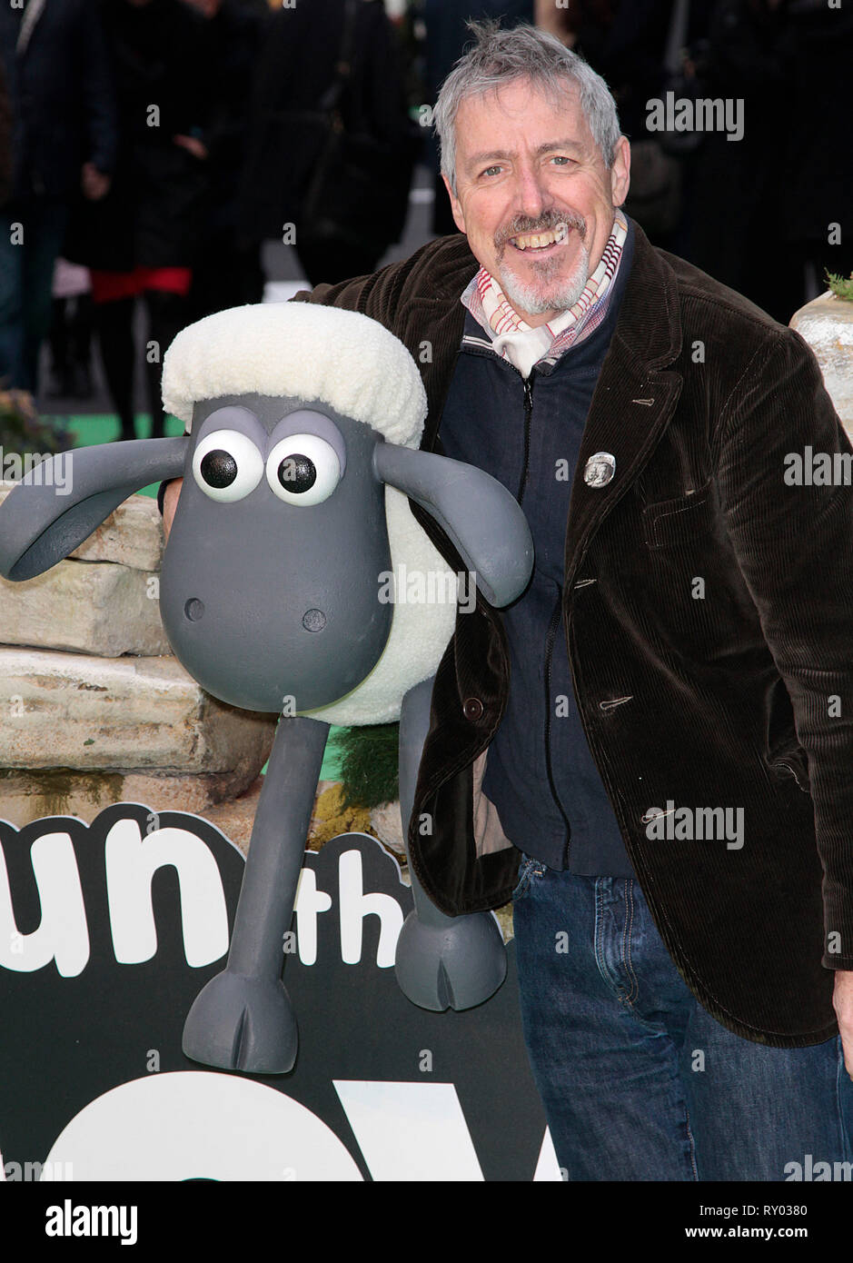 Jan 25, 2015 - London, England, UK-Shaun das Schaf Film europäische Premiere - Red Carpet Ankünfte, Vue West End, den Leicester Square Foto zeigt: Griff Stockfoto