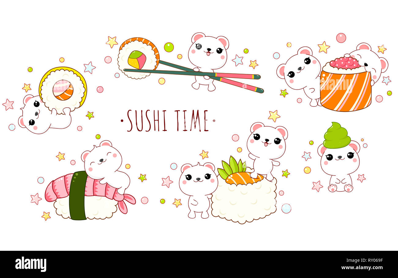 Sushi Roll Icon Cartoon Style Stockfotos Und Bilder Kaufen Alamy