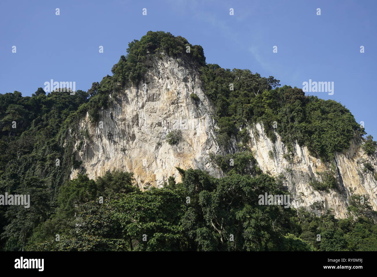 Hügel aus Kalkstein am Batu Höhlen, Malaysia Stockfoto